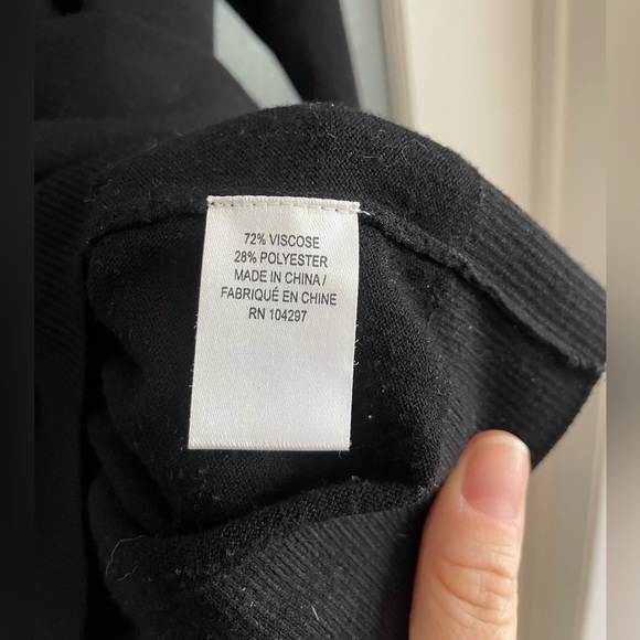 Milly 3/4 sleeve black sweater - Picture 4 of 7